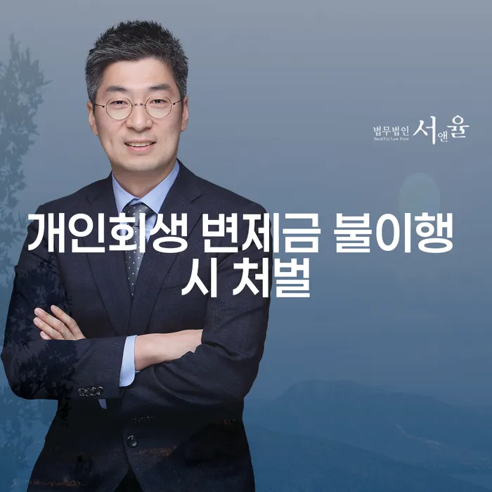 개인회생 변제금 불이행 시 처벌 받을 수 있나요?